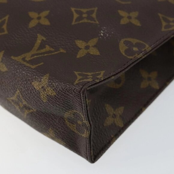 LOUIS VUITTON Monogram Poche Toilette 26 Pouch M47542 LV Auth 147927 - Picture 3 of 14